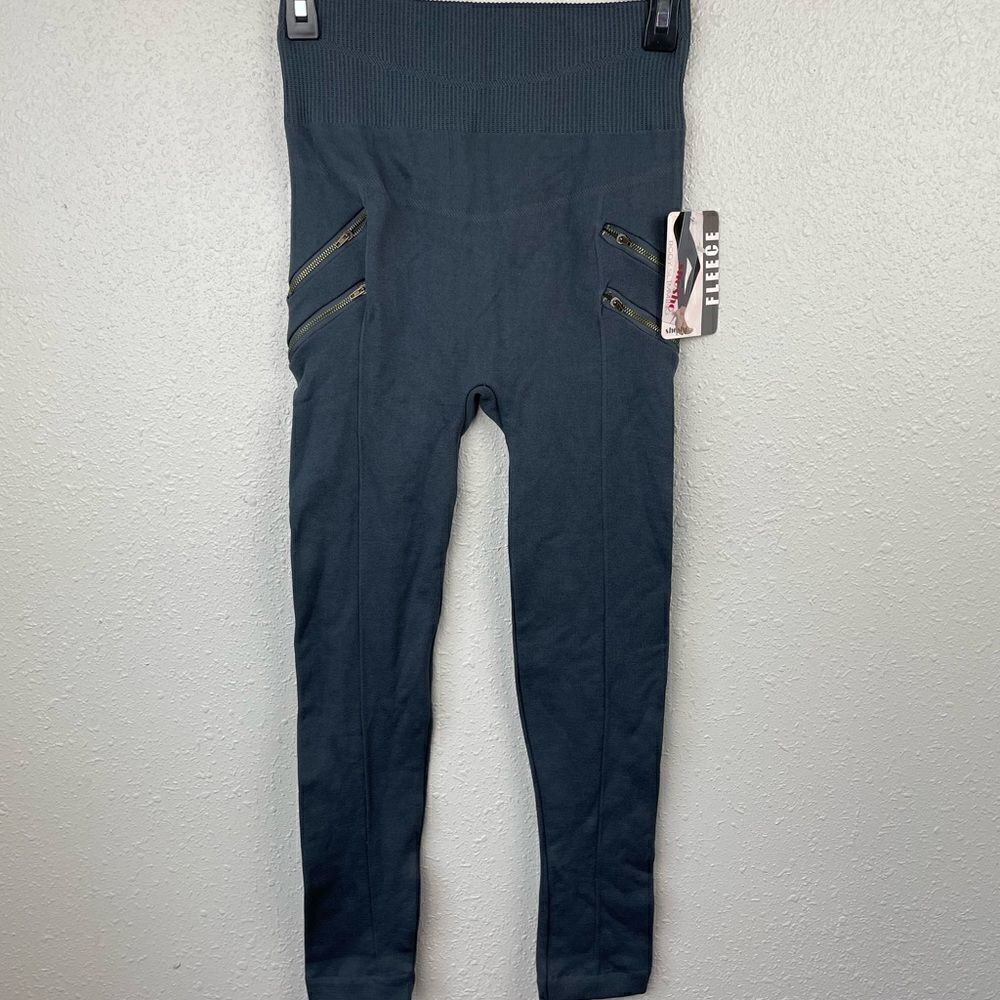 NWT ShoSho Body Slimming Capri Fleece Leggings One Size